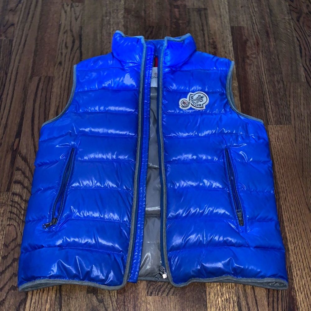 Blue Moncler vest